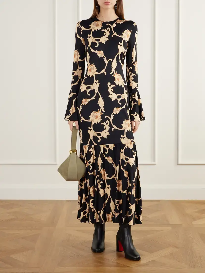 La DoubleJ Alba Gathered Floral-print Stretch-jersey Maxi Dress | Thumbnail 2 La DoubleJ Alba Gathered Floral-print Stretch-jersey Maxi Dress | Thumbnail 2