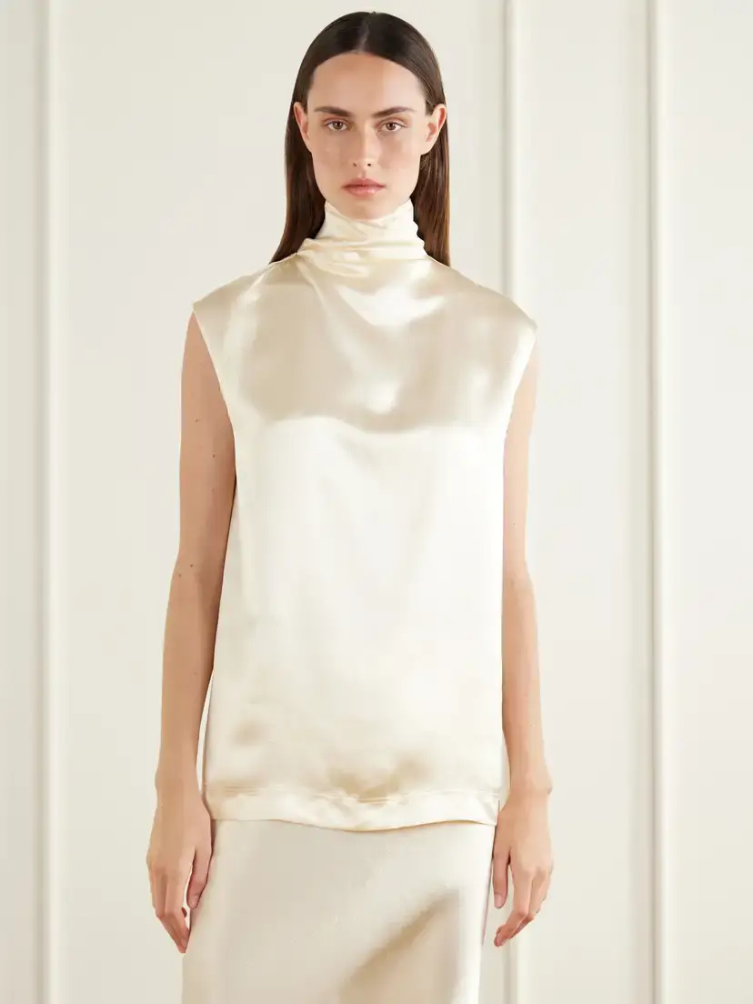 FFORME Lilah Tie-detailed Satin Blouse | Thumbnail 3 FFORME Lilah Tie-detailed Satin Blouse | Thumbnail 3