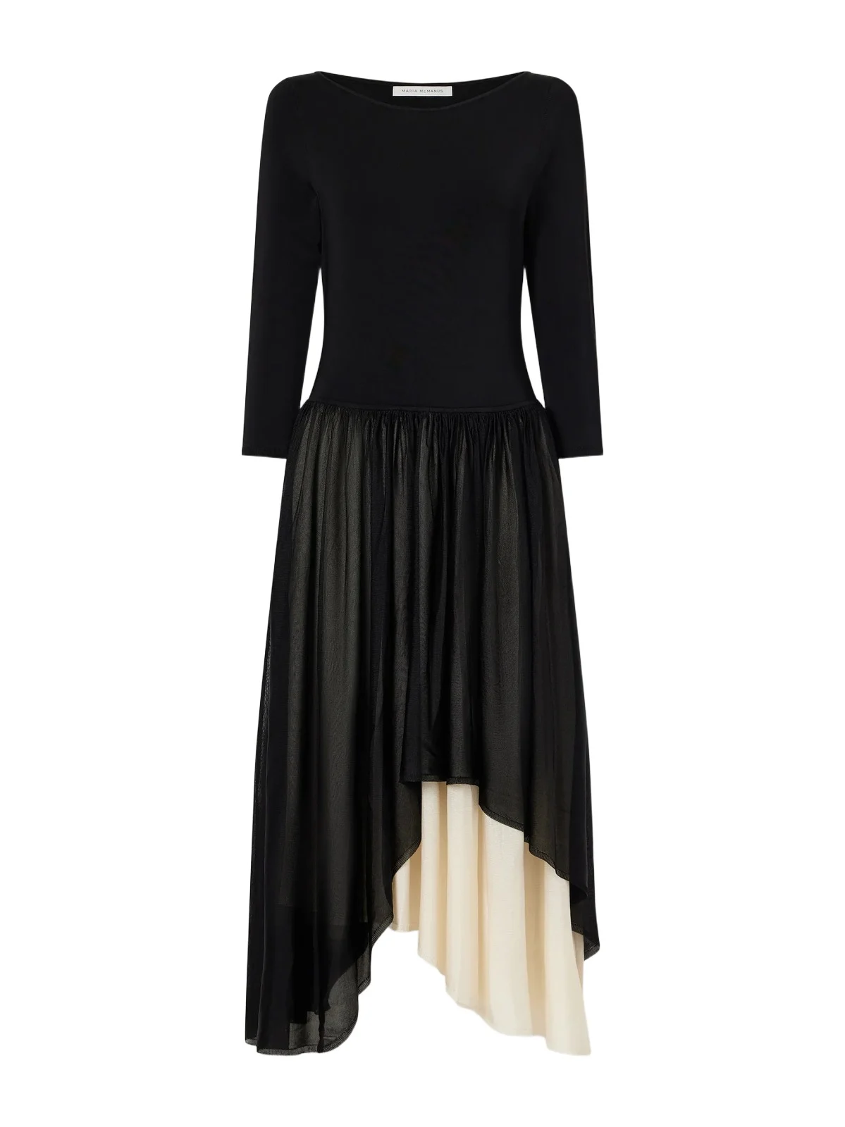 Asymmetric Gathered Jersey Midi Dress Asymmetric Gathered Jersey Midi Dress