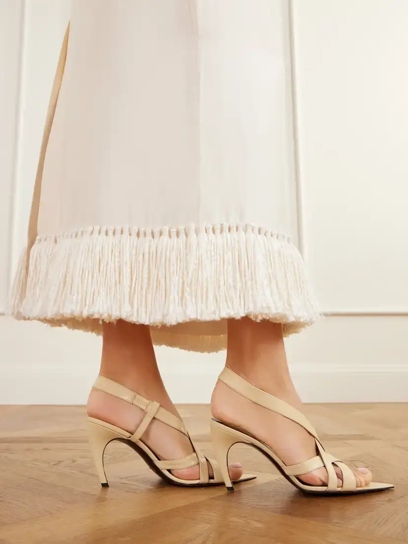 Heirlome Matilde Fringed Silk-shantung Maxi Skirt | Thumbnail 4 Heirlome Matilde Fringed Silk-shantung Maxi Skirt | Thumbnail 4