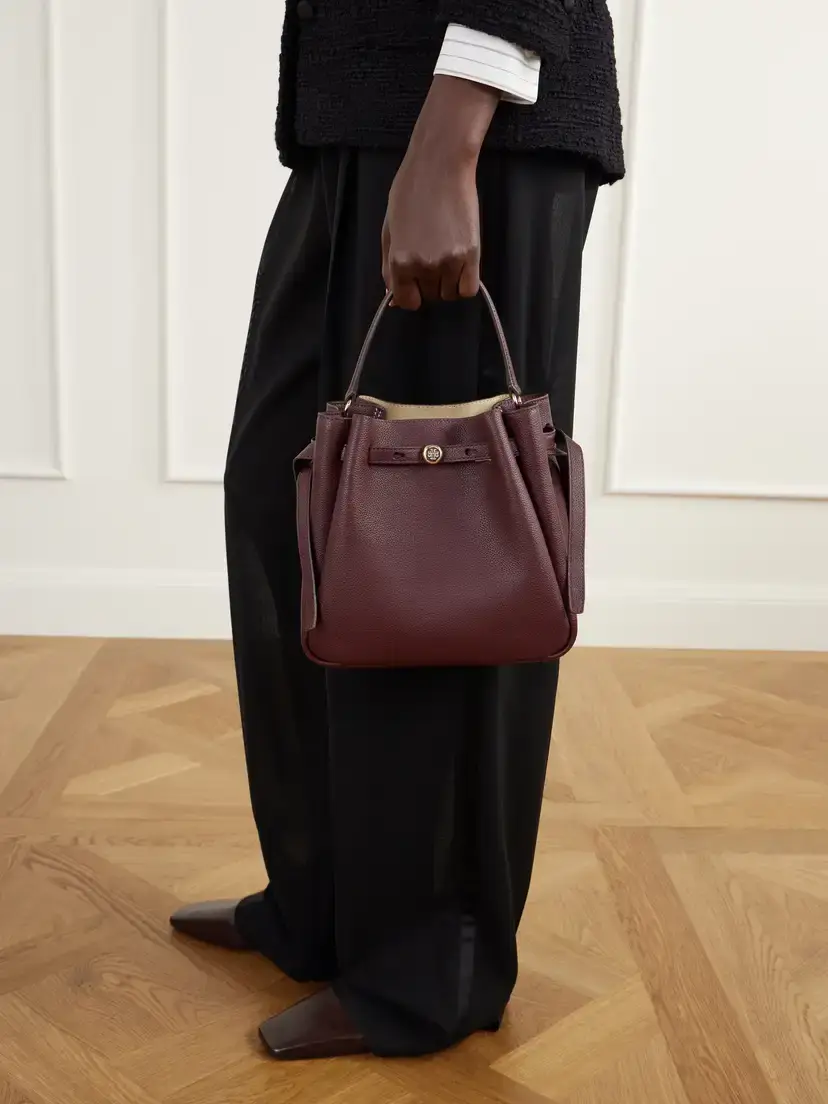 Tory Burch Romy Leather Bucket Bag | Thumbnail 5