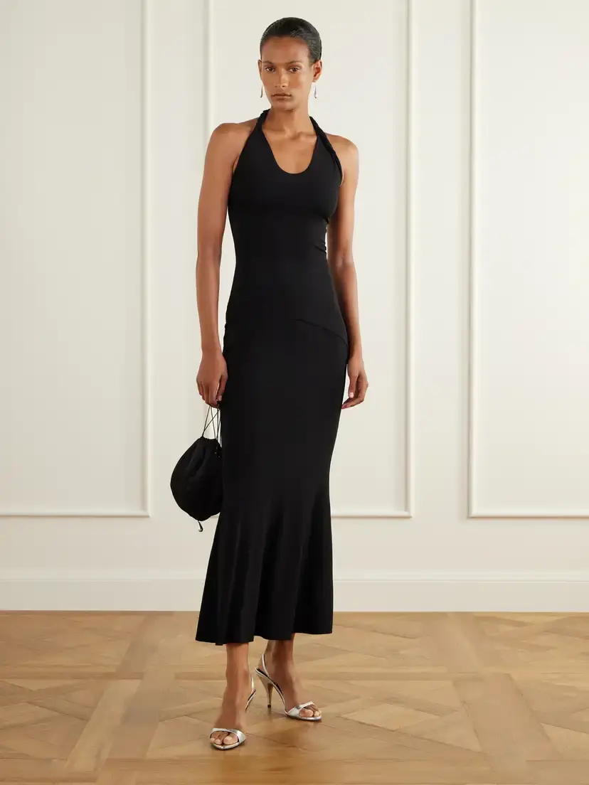 Tove Eleanor Stretch-jersey Halterneck Midi Dress | Thumbnail 2 Tove Eleanor Stretch-jersey Halterneck Midi Dress | Thumbnail 2