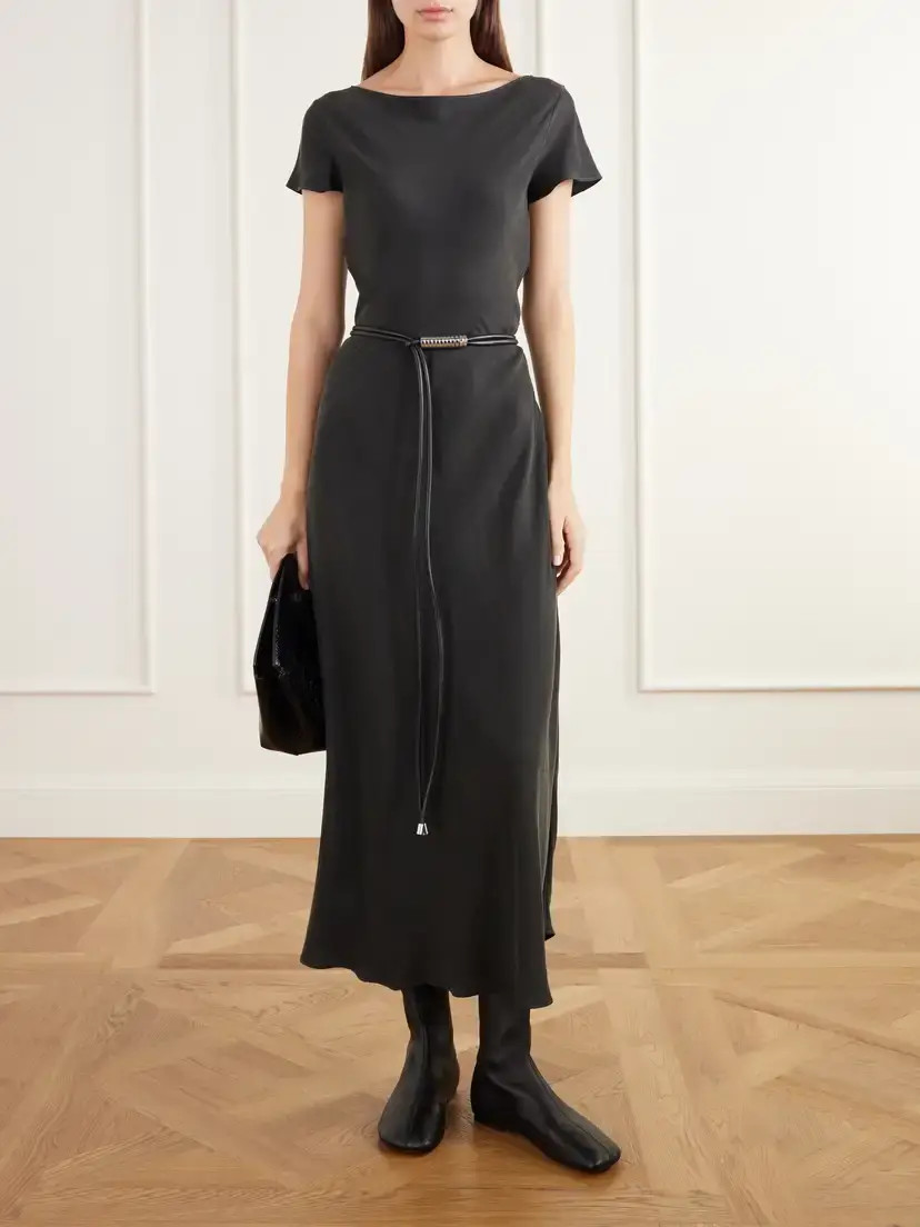 LESET Kim Tencel™-blend Twill Midi Dress | Thumbnail 2 LESET Kim Tencel™-blend Twill Midi Dress | Thumbnail 2