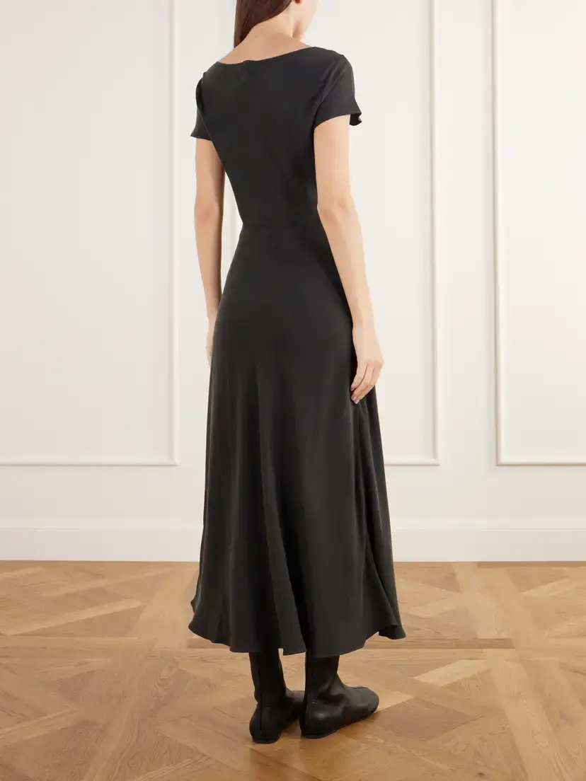 LESET Kim Tencel™-blend Twill Midi Dress | Thumbnail 3 LESET Kim Tencel™-blend Twill Midi Dress | Thumbnail 3
