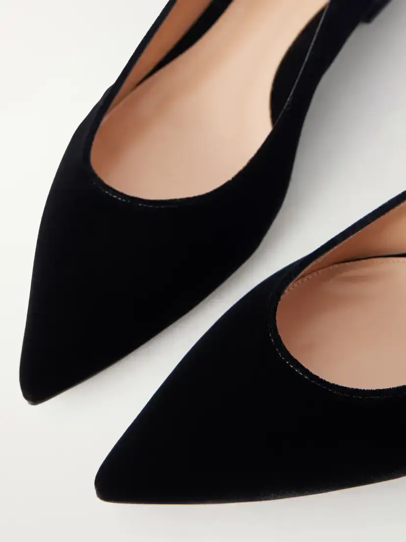 Gianvito Rossi Gianvito 10 Velvet Ballet Flats | Thumbnail 5 Gianvito Rossi Gianvito 10 Velvet Ballet Flats | Thumbnail 5