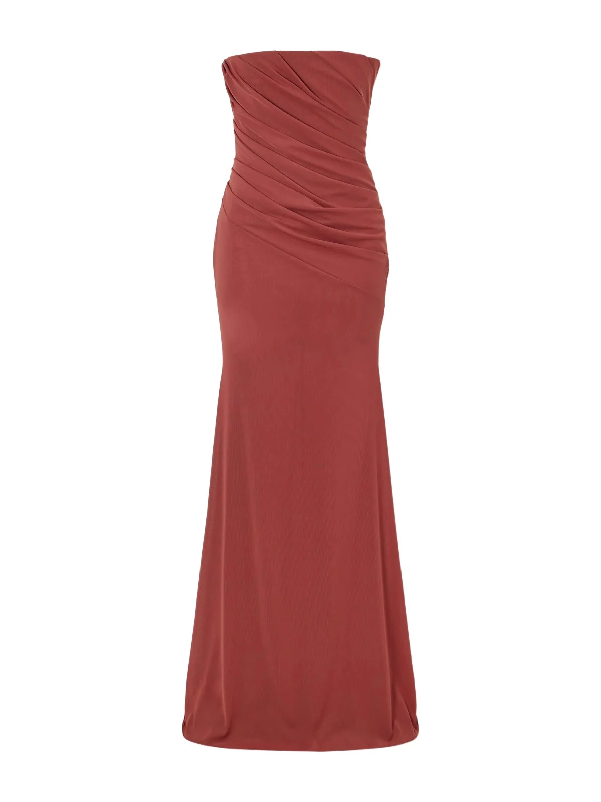 Gathered Mesh Gown Gathered Mesh Gown