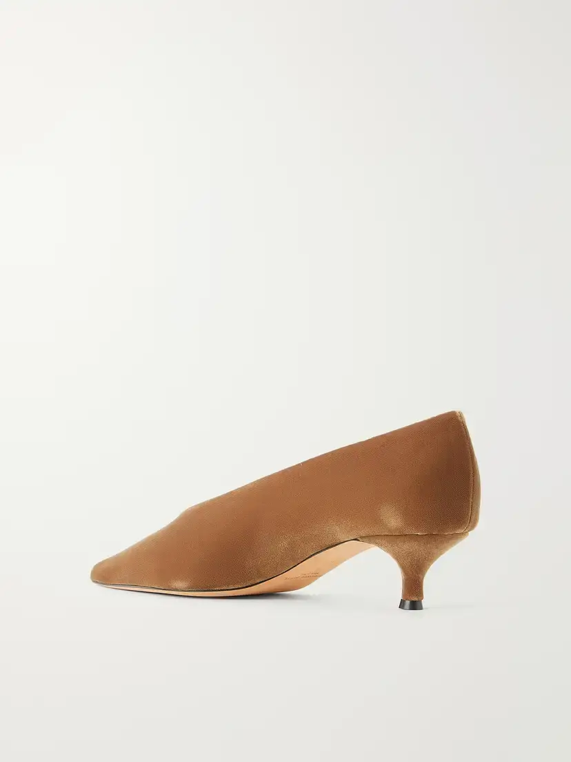 Le Monde Béryl Babouche 40 Velvet Pumps | Thumbnail 3 Le Monde Béryl Babouche 40 Velvet Pumps | Thumbnail 3