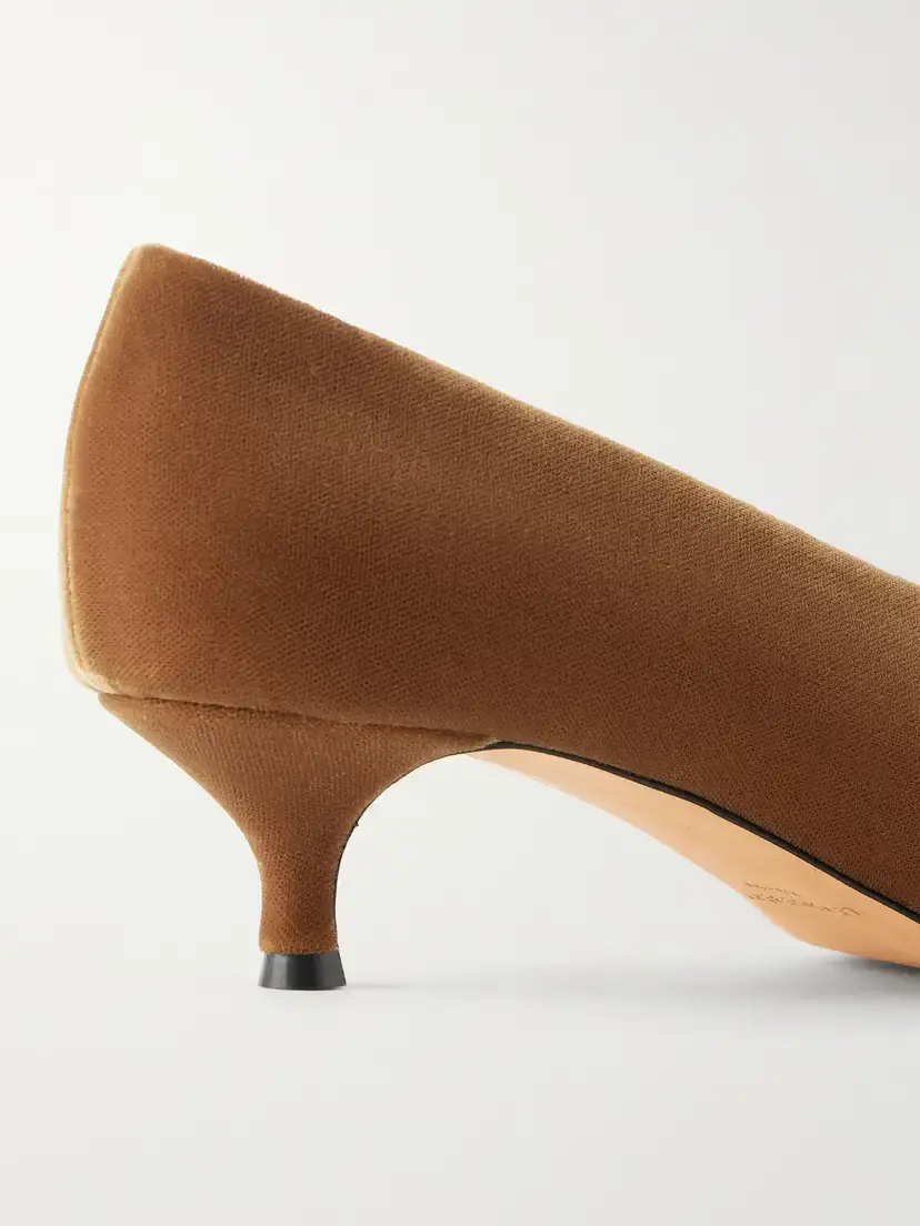 Le Monde Béryl Babouche 40 Velvet Pumps | Thumbnail 5 Le Monde Béryl Babouche 40 Velvet Pumps | Thumbnail 5