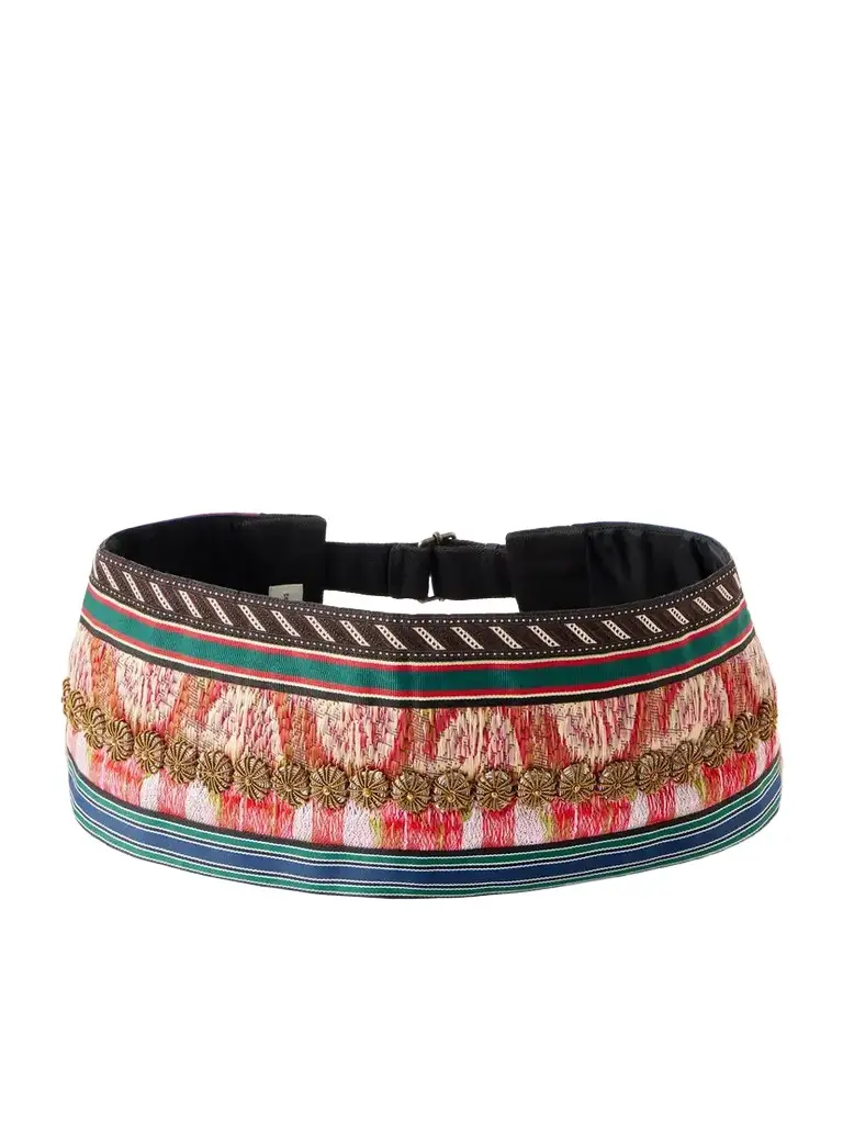 Dries Van Noten Embellished Cotton-twill Belt