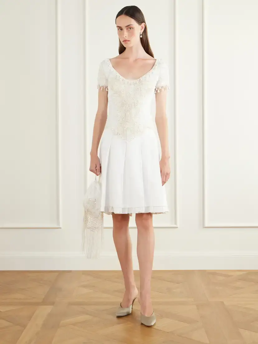 ANNA SUI Bead-embellished Velvet Corset Top | Thumbnail 2 ANNA SUI Bead-embellished Velvet Corset Top | Thumbnail 2