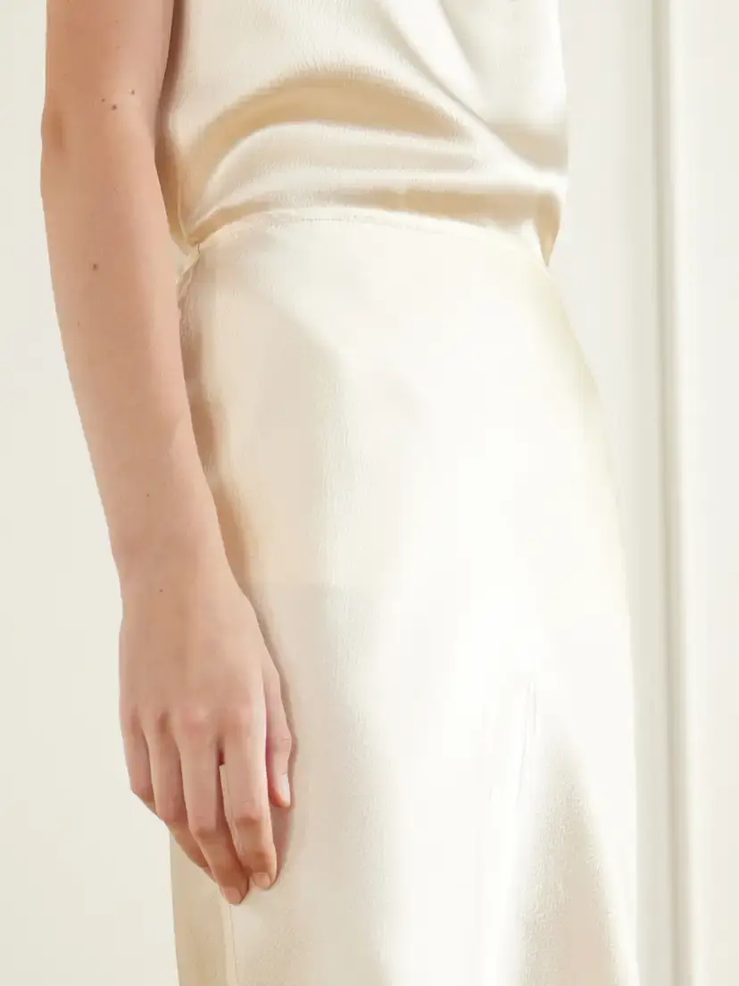 FFORME Cori Satin Midi Skirt | Thumbnail 4