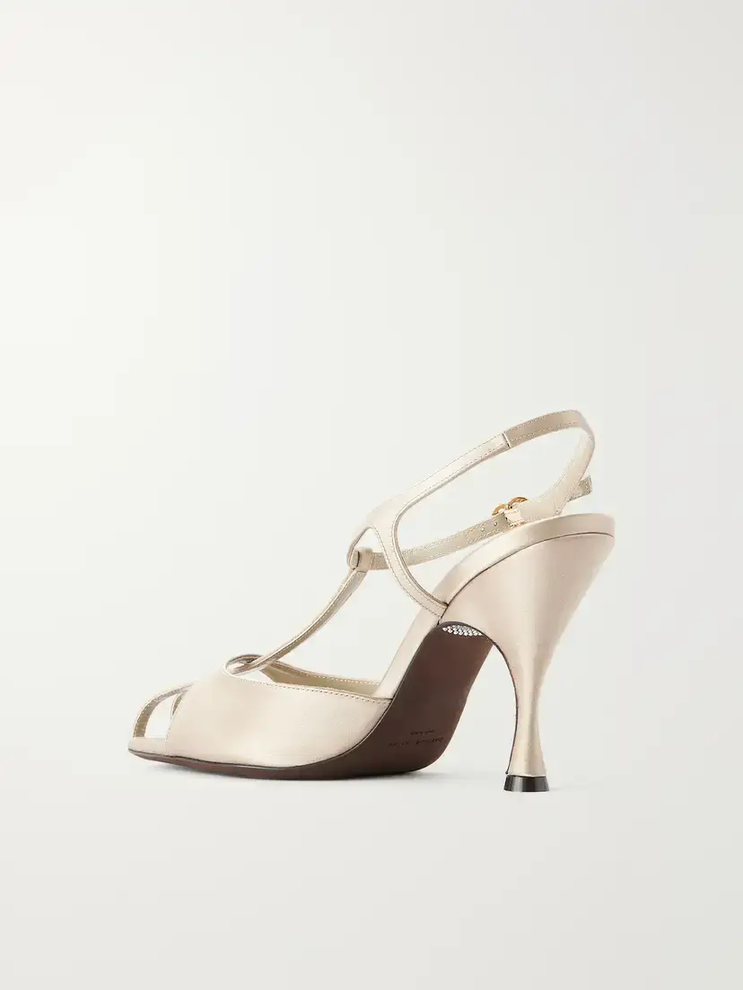 Herbert Levine Hidden Gem 95 Embellished Satin Sandals | Thumbnail 3 Herbert Levine Hidden Gem 95 Embellished Satin Sandals | Thumbnail 3
