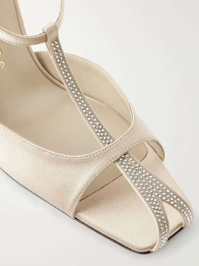 Herbert Levine Hidden Gem 95 Embellished Satin Sandals | Thumbnail 5 Herbert Levine Hidden Gem 95 Embellished Satin Sandals | Thumbnail 5