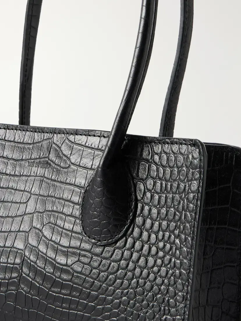 LIÉ STUDIO The Lou Croc-effect Leather Shoulder Bag | Thumbnail 5