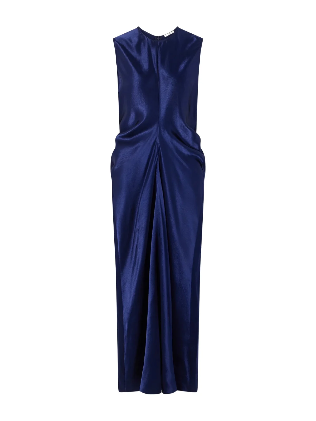 FFORME Lillian Draped Satin Midi Dress