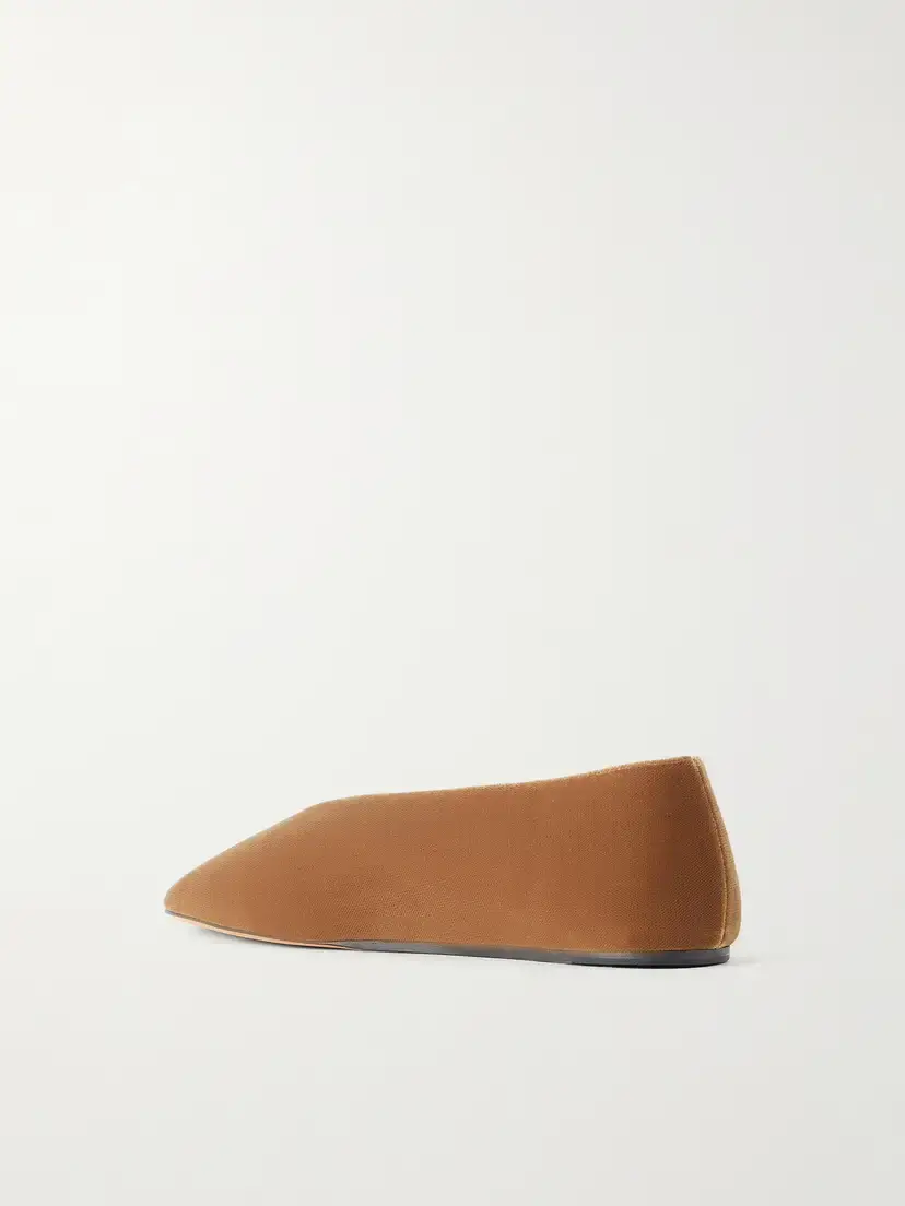 Le Monde Béryl Olympia Velvet Ballet Flats | Thumbnail 3 Le Monde Béryl Olympia Velvet Ballet Flats | Thumbnail 3