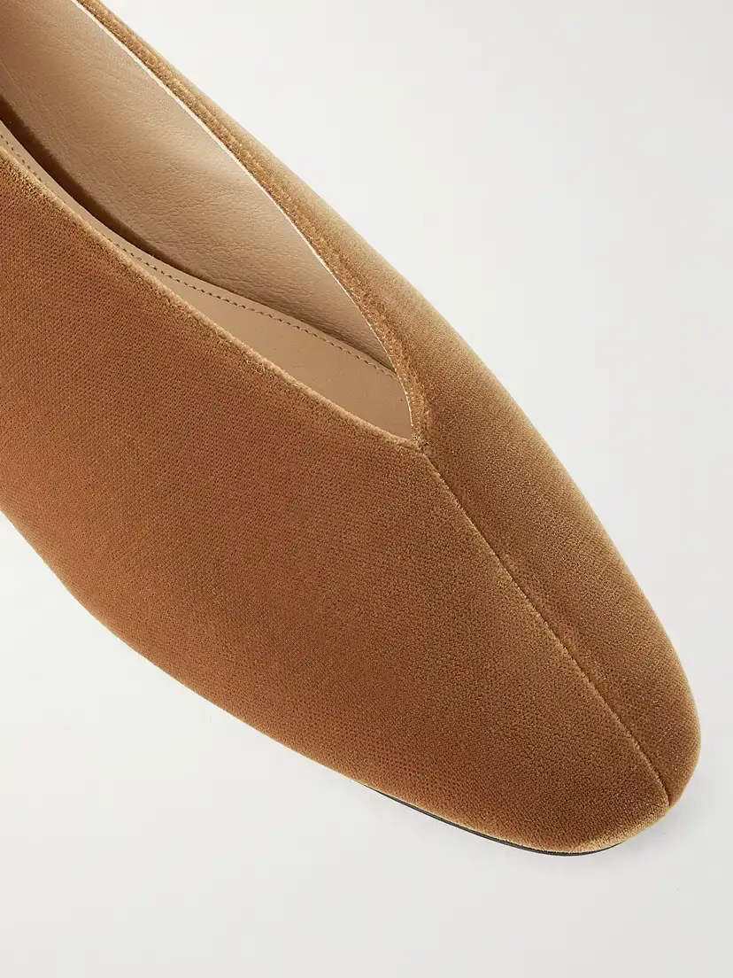 Le Monde Béryl Olympia Velvet Ballet Flats | Thumbnail 5 Le Monde Béryl Olympia Velvet Ballet Flats | Thumbnail 5