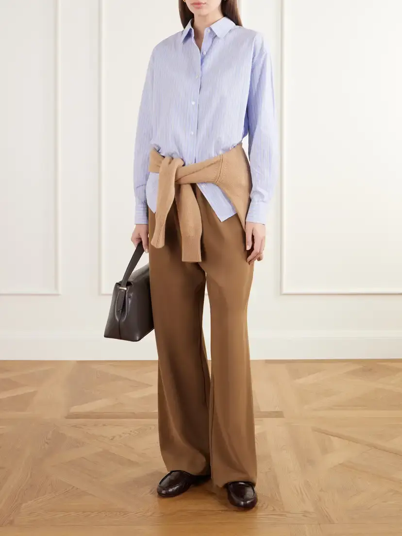 LESET Arielle Crepe Wide-leg Pants | Thumbnail 2