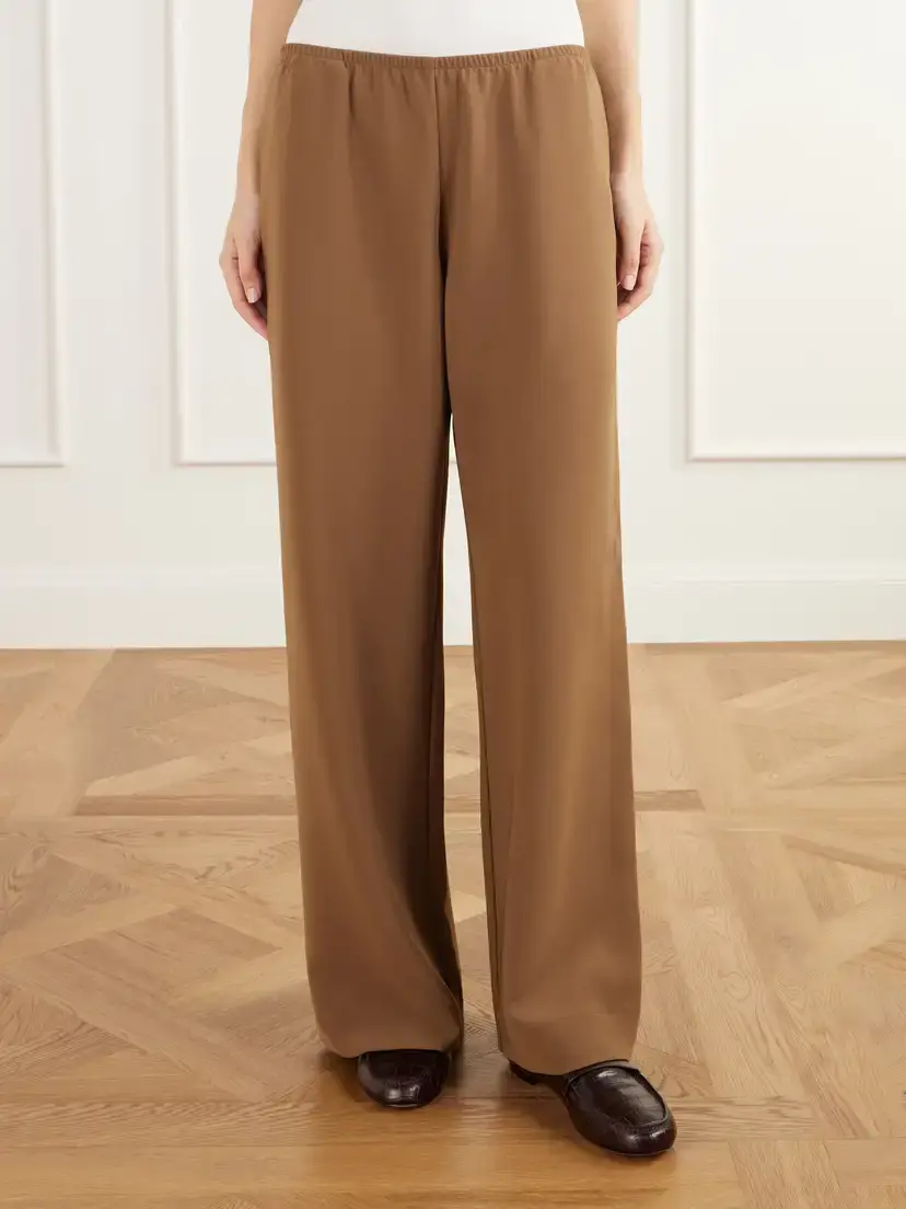 LESET Arielle Crepe Wide-leg Pants | Thumbnail 3