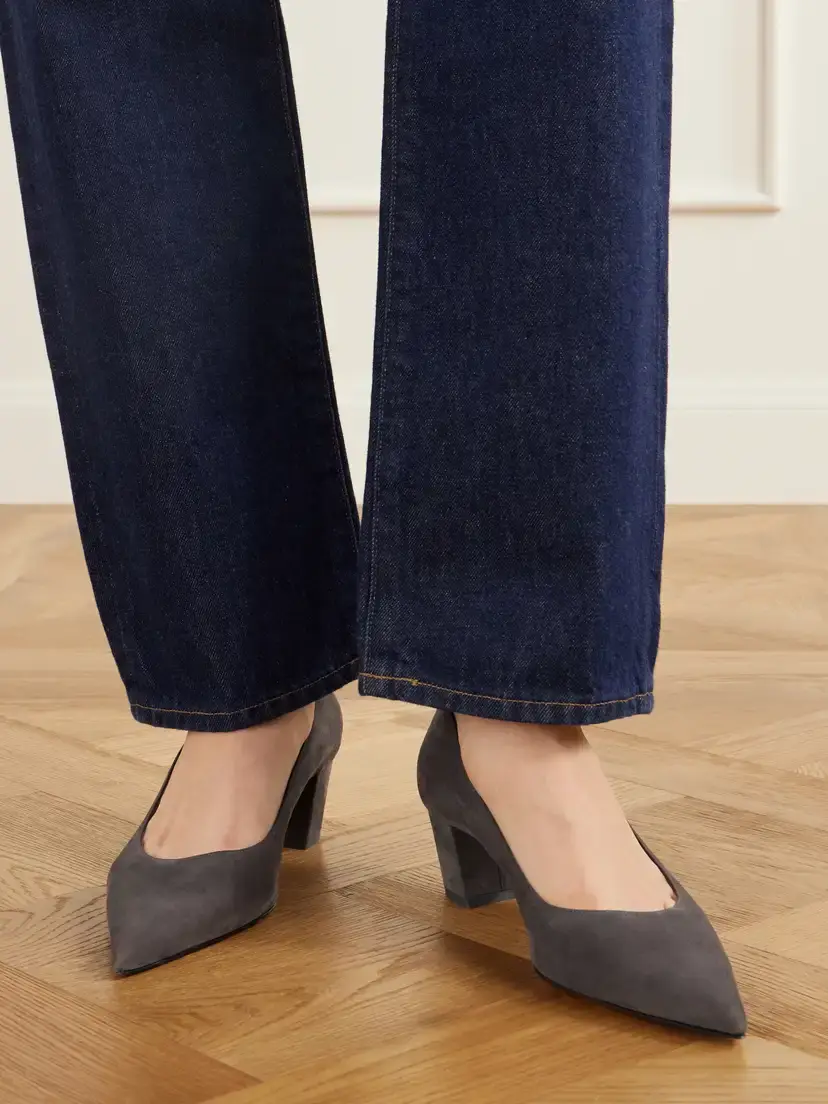 Gianvito Rossi New Piper 45 Suede Pumps | Thumbnail 2