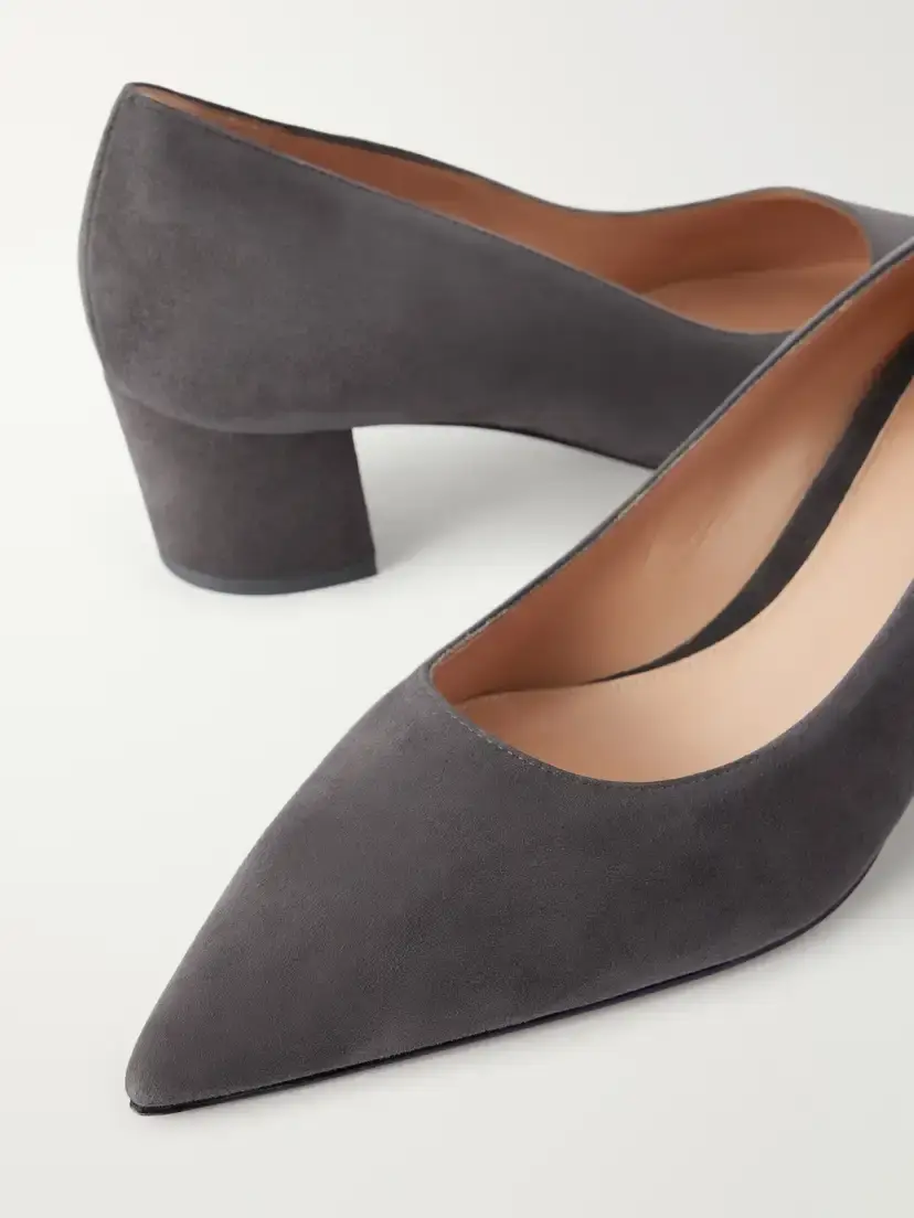 Gianvito Rossi New Piper 45 Suede Pumps | Thumbnail 5