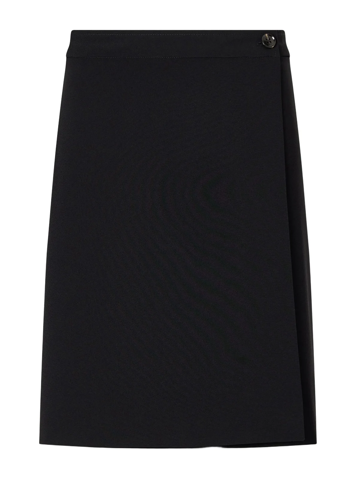LESET Arielle Wrap Crepe Knee-length Skirt