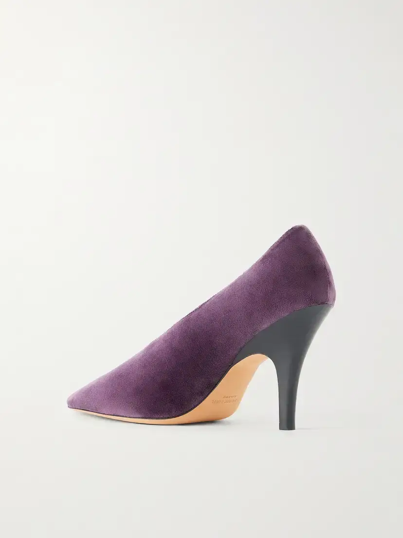 Le Monde Béryl Petra 100 Velvet Pumps | Thumbnail 3 Le Monde Béryl Petra 100 Velvet Pumps | Thumbnail 3