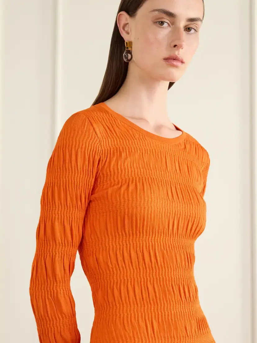 Tove Giselle Gathered Stretch Midi Dress | Thumbnail 4 Tove Giselle Gathered Stretch Midi Dress | Thumbnail 4