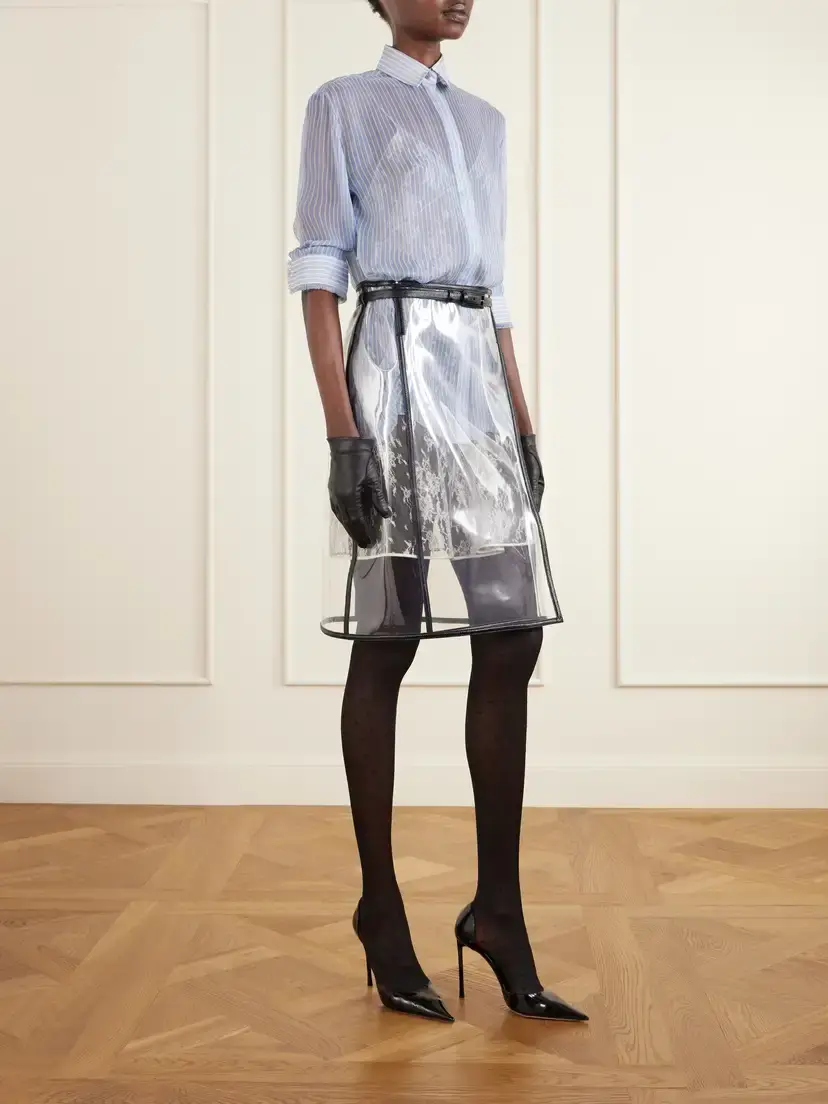 Tom Ford Striped Silk-chiffon Shirt | Thumbnail 2 Tom Ford Striped Silk-chiffon Shirt | Thumbnail 2