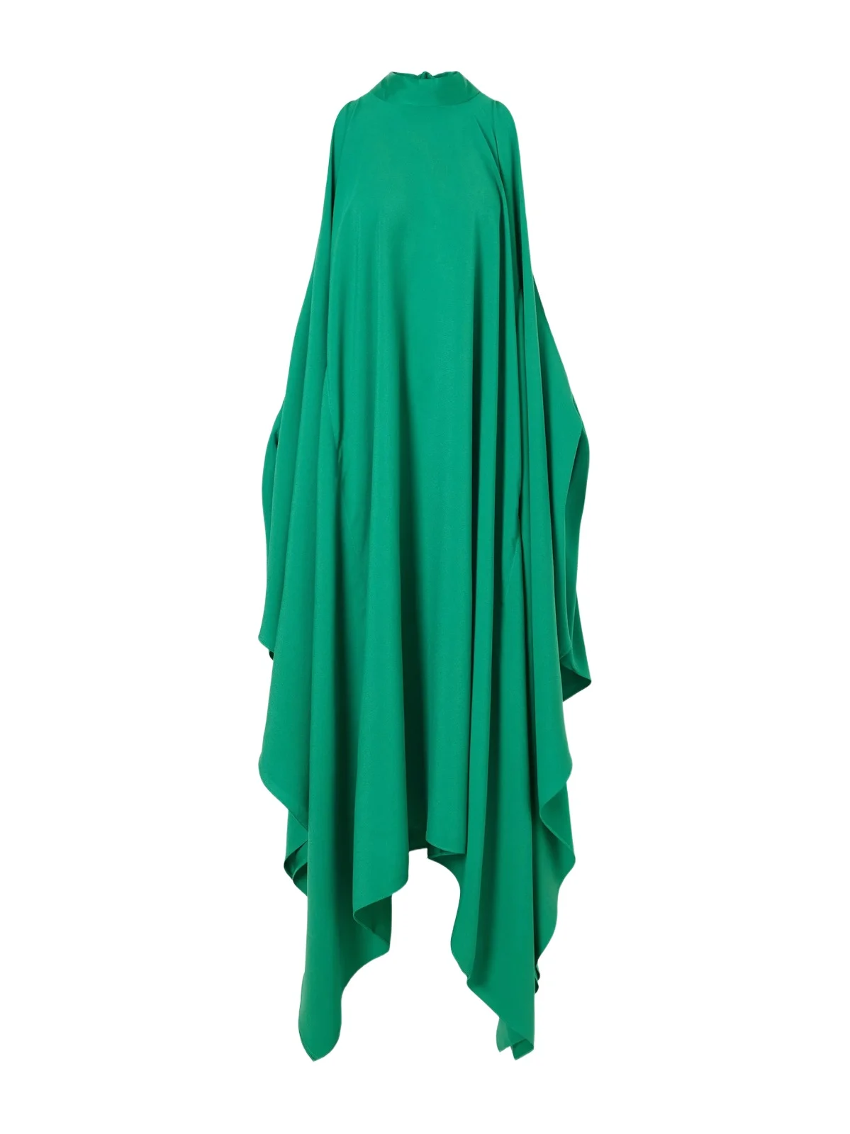 Taller Marmo Draped Crepe Maxi Dress
