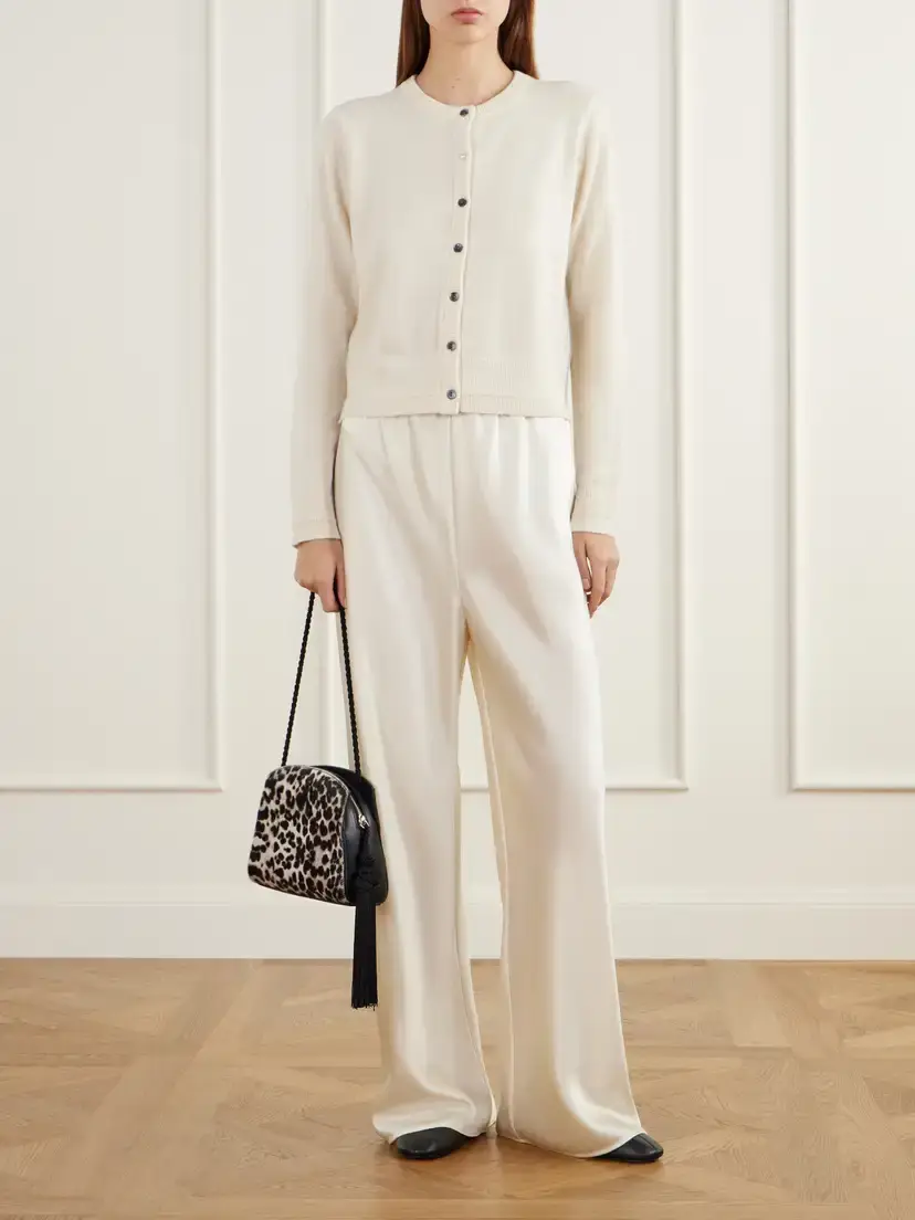 Maria McManus Cropped Cashmere And Cotton-blend Cardigan - Neutrals | Thumbnail 2