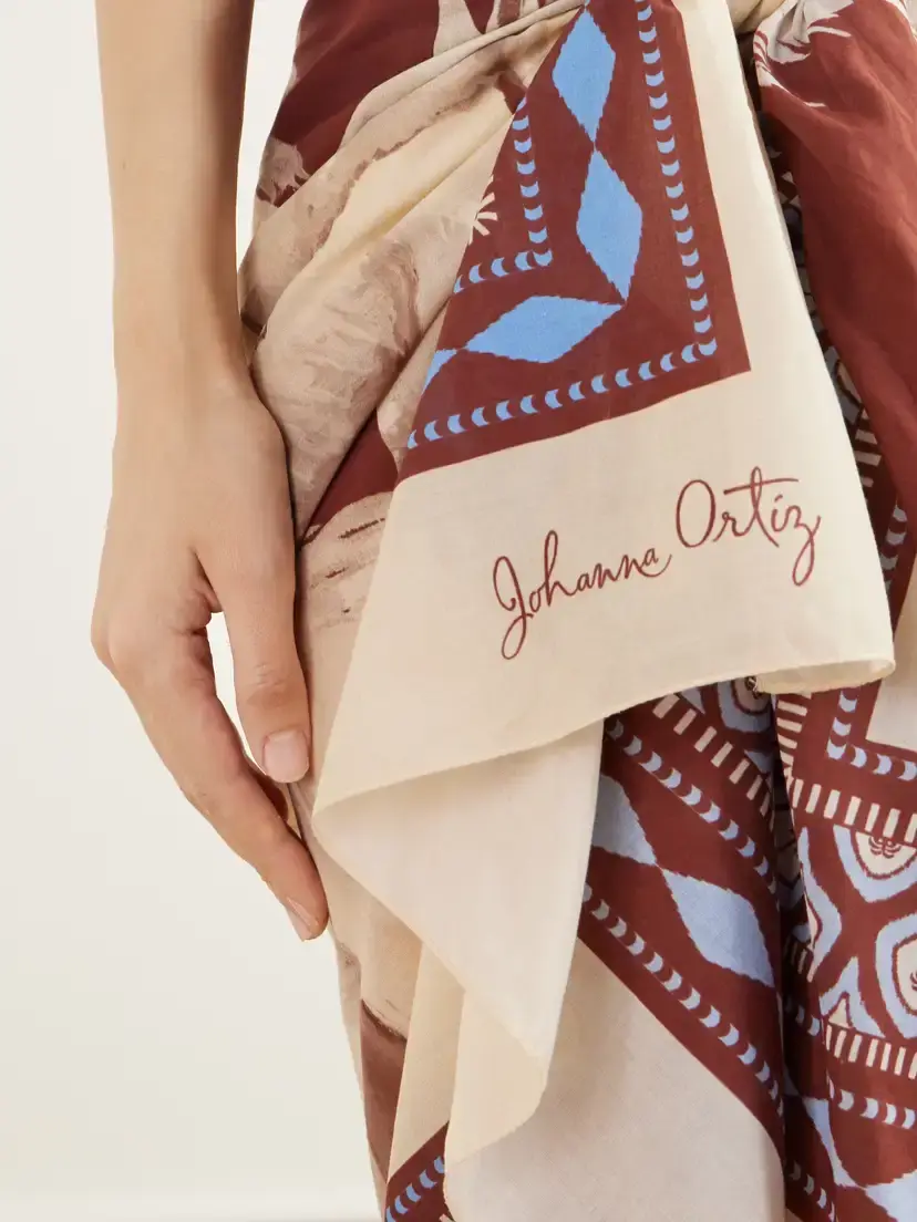 Johanna Ortiz Traversia De Luz Printed Cotton-voile Sarong | Thumbnail 4
