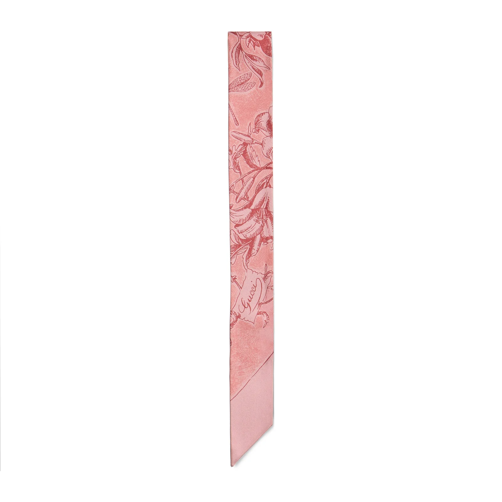 Gucci Printed Silk Twill Ribbon