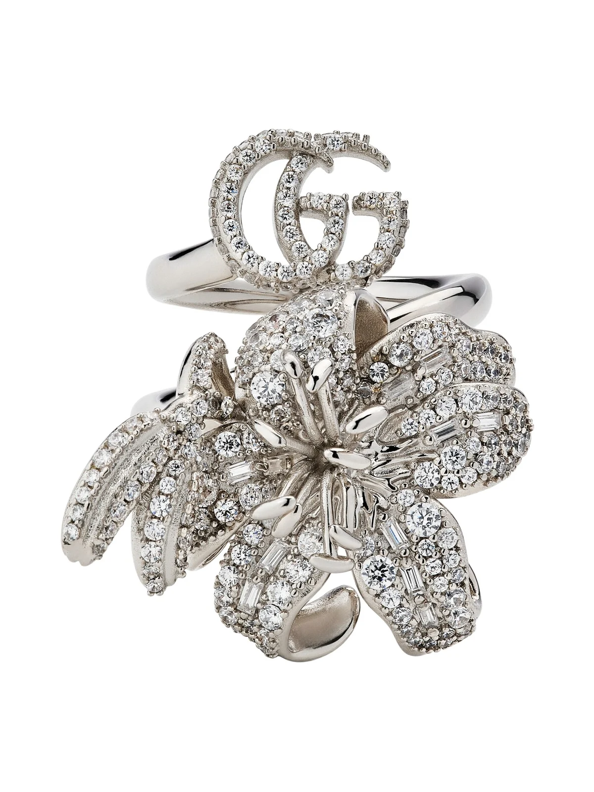 Gucci Flora Crystal Ring
