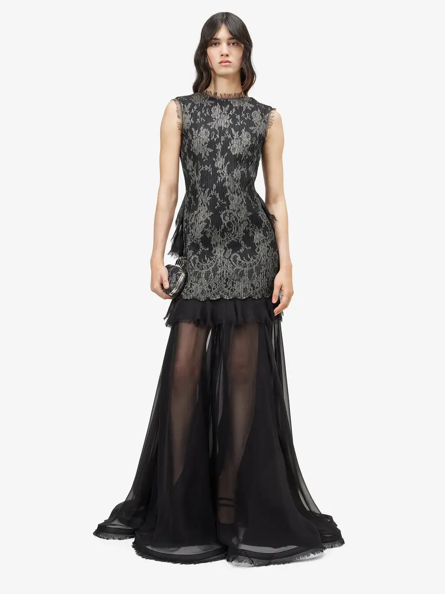 Alexander McQueen Sarabande Lace Evening Dress | Thumbnail 2 Alexander McQueen Sarabande Lace Evening Dress | Thumbnail 2