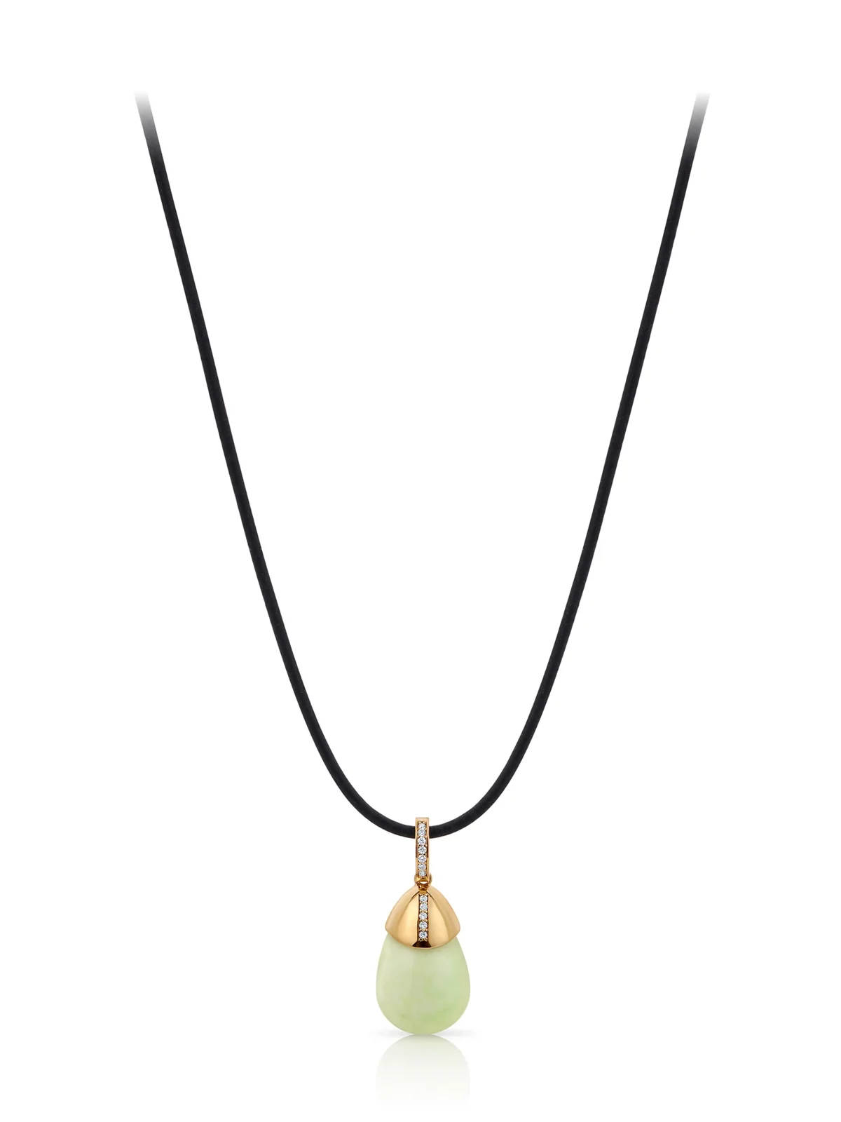 Chrysoprase Dew Drop Pendant Chrysoprase Dew Drop Pendant