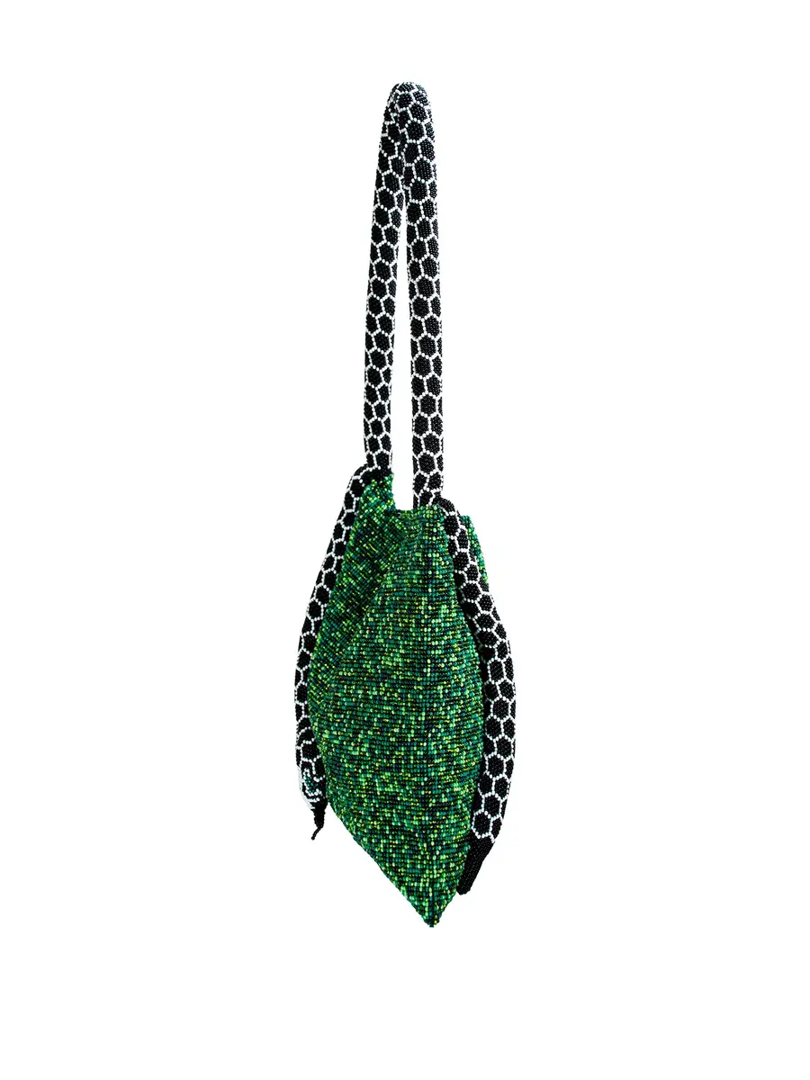 SAC DE SOUL Green and Black Large Serpent Bag | Thumbnail 4 SAC DE SOUL Green and Black Large Serpent Bag | Thumbnail 4