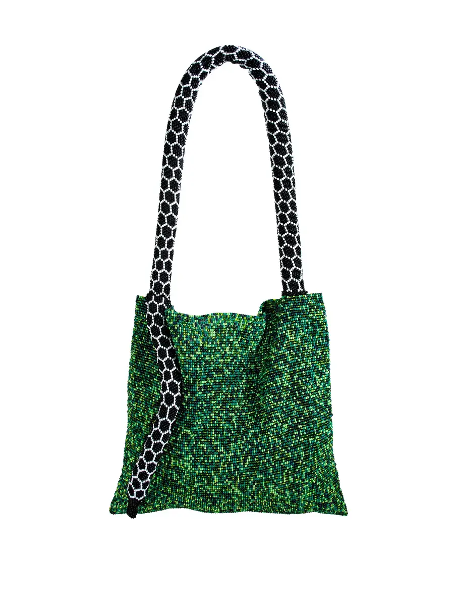 SAC DE SOUL Green and Black Large Serpent Bag | Thumbnail 5 SAC DE SOUL Green and Black Large Serpent Bag | Thumbnail 5