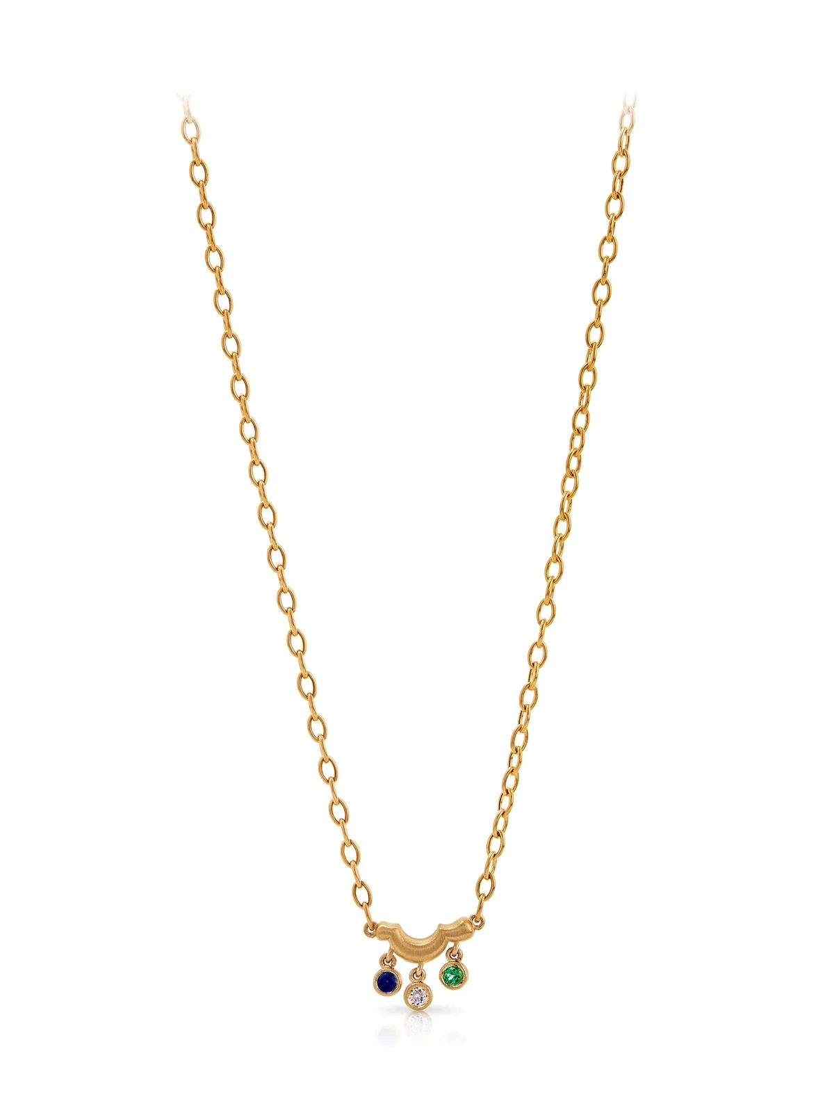 Petite Triple Floret Necklace Petite Triple Floret Necklace