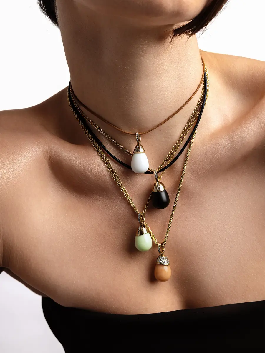 Onirikka Wood Dew Drop Pendant | Thumbnail 2 Onirikka Wood Dew Drop Pendant | Thumbnail 2