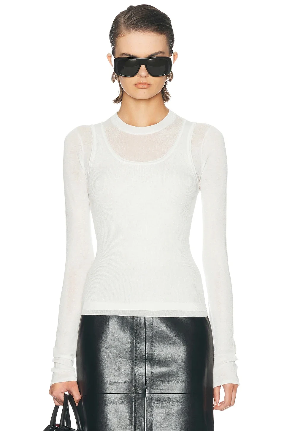 EAVES Wei Layered Crewneck