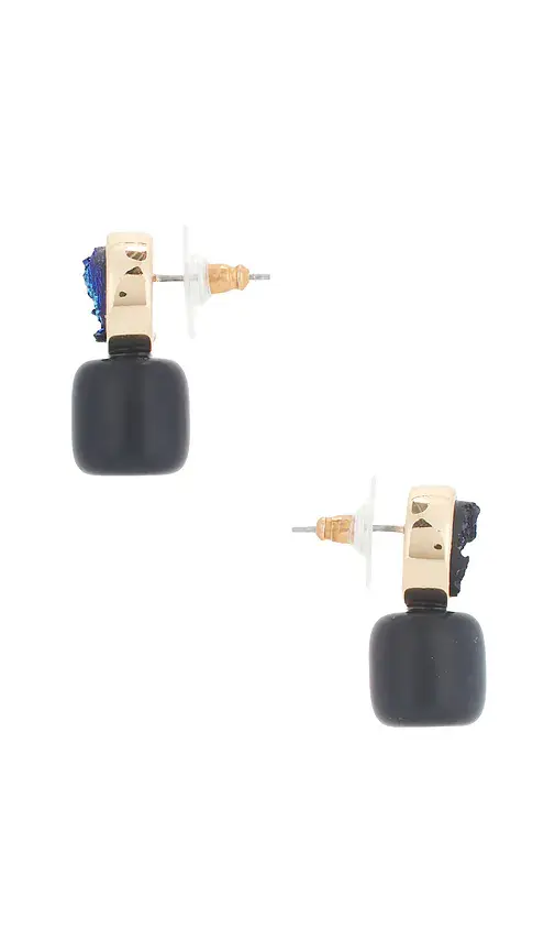 Lele Sadoughi Agate Pebble Stud Earrings | Thumbnail 2