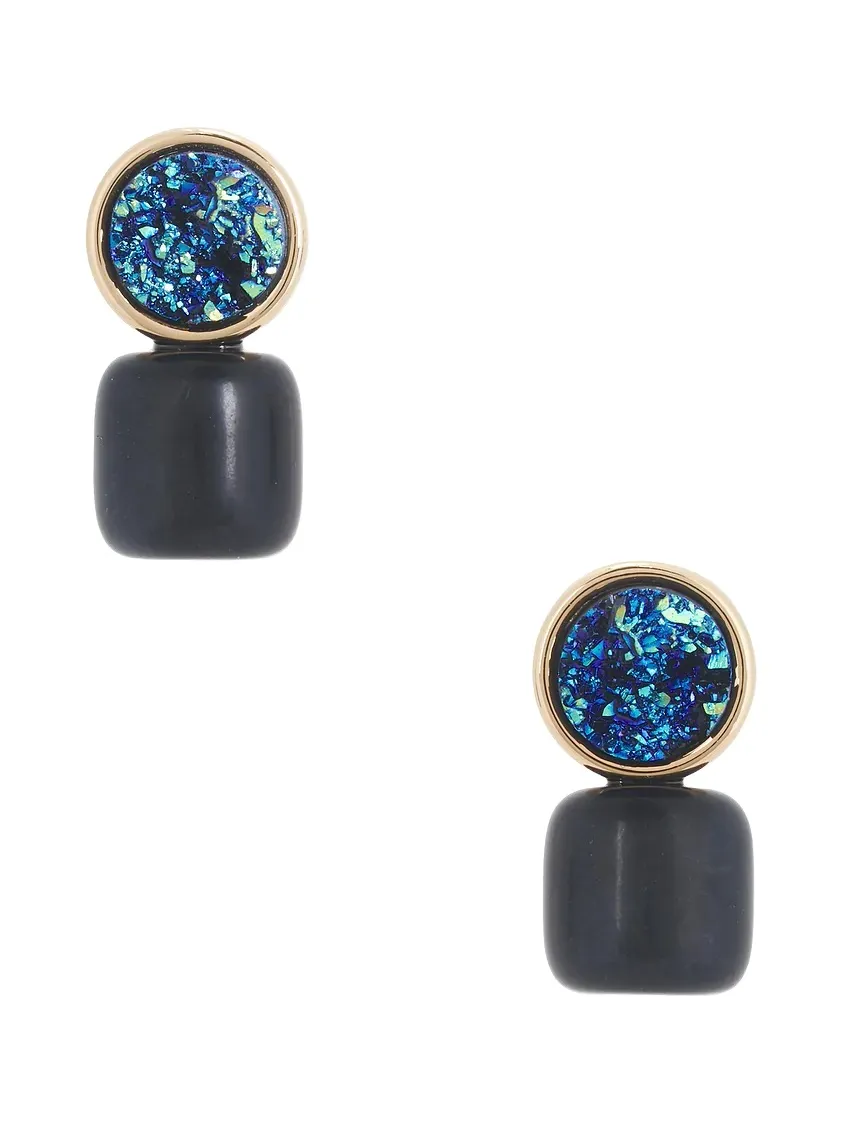Agate Pebble Stud Earrings Agate Pebble Stud Earrings