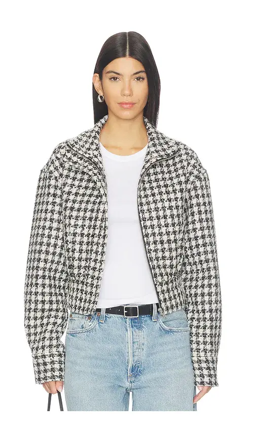 Lovers and Friends Rachel Tweed Bomber Jacket | Thumbnail 2 Lovers and Friends Rachel Tweed Bomber Jacket | Thumbnail 2