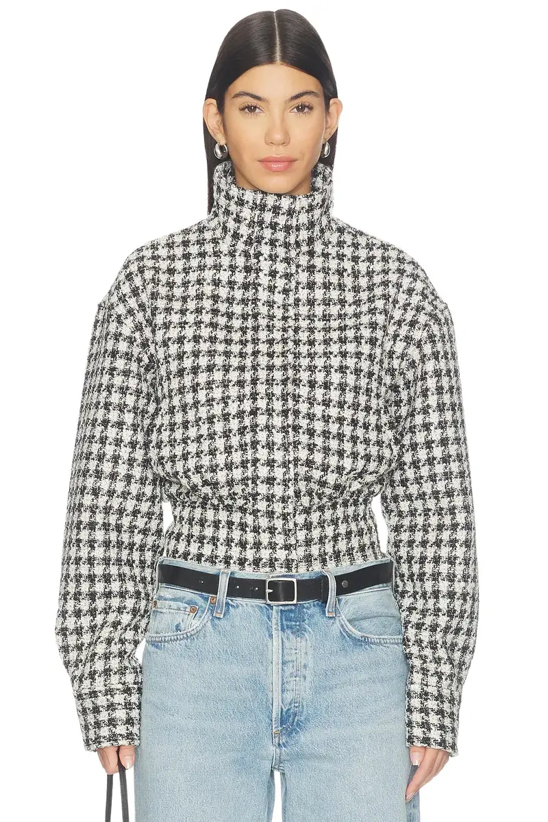 Lovers and Friends Rachel Tweed Bomber Jacket