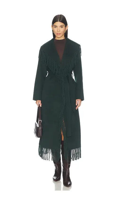 Simkhai Carrie Fringe Robe Coat | Thumbnail 2 Simkhai Carrie Fringe Robe Coat | Thumbnail 2