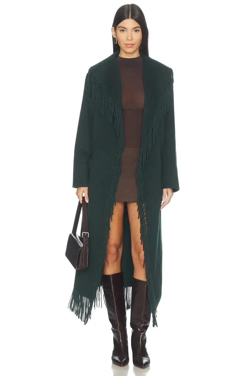 Carrie Fringe Robe Coat