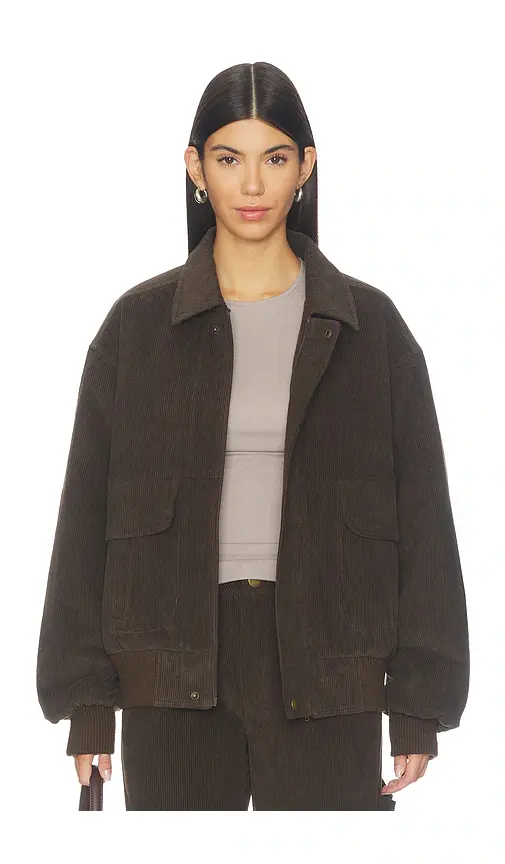 Tanner Fletcher Dorian Corduroy Bomber Jacket | Thumbnail 2 Tanner Fletcher Dorian Corduroy Bomber Jacket | Thumbnail 2
