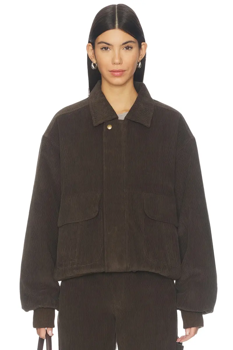 Tanner Fletcher Dorian Corduroy Bomber Jacket