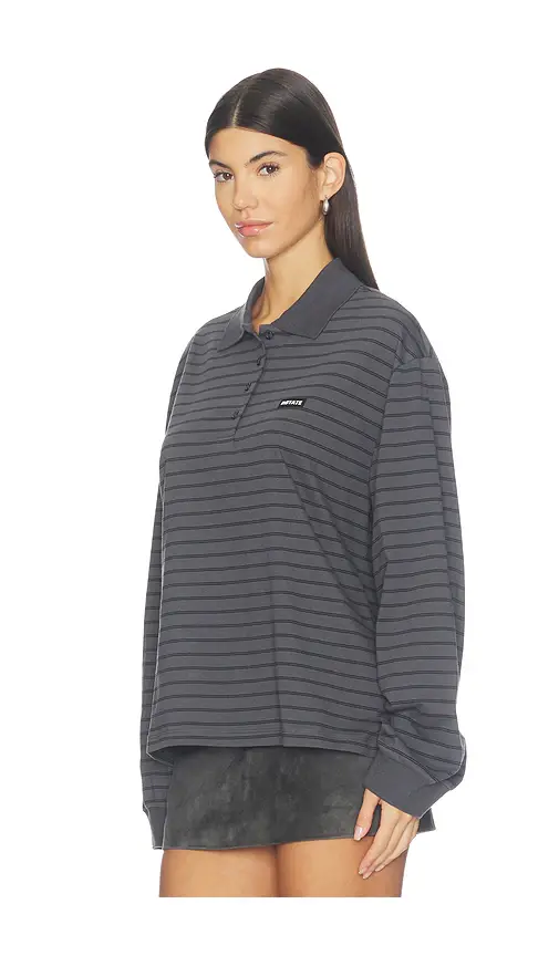 ROTATE Pique Longsleeve Polo | Thumbnail 2 ROTATE Pique Longsleeve Polo | Thumbnail 2
